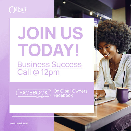Olbali Business Success Call (Facebook Live)